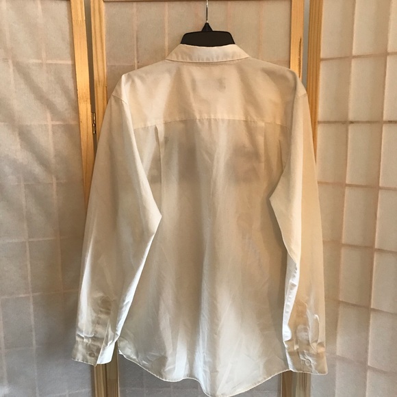 White animal print button down - Picture 6 of 6